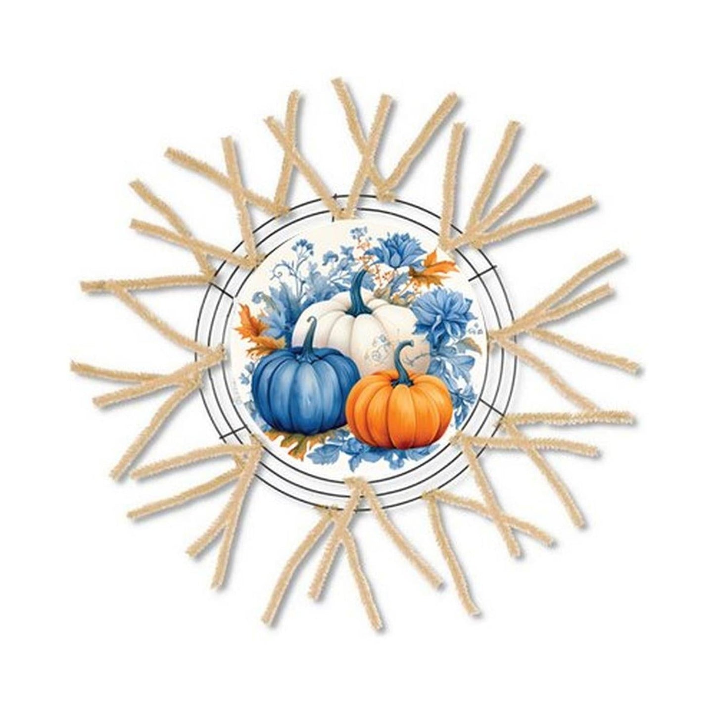 Blue Pumpkin Fall Foliage Sign