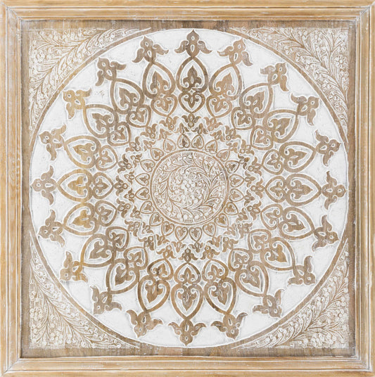 Boerne Traditional Pattern Wooden Wall Art Decor - Clearance