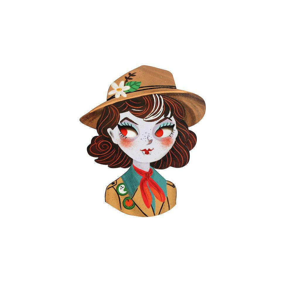 Boo Scout Brooch by Laliblue