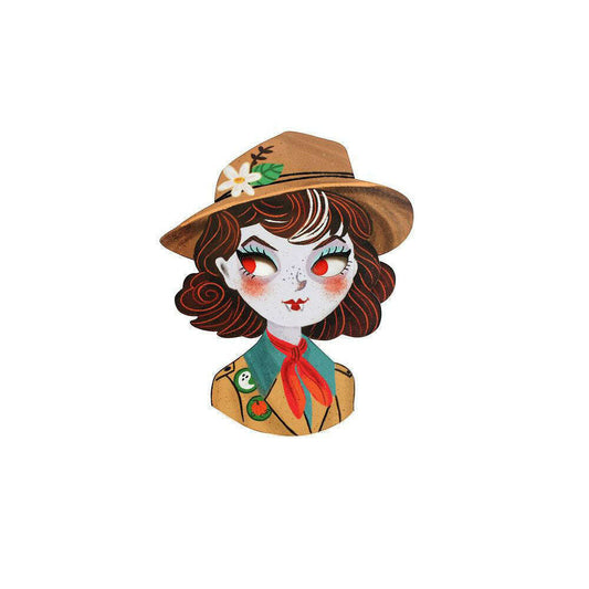 Boo Scout Brooch by Laliblue