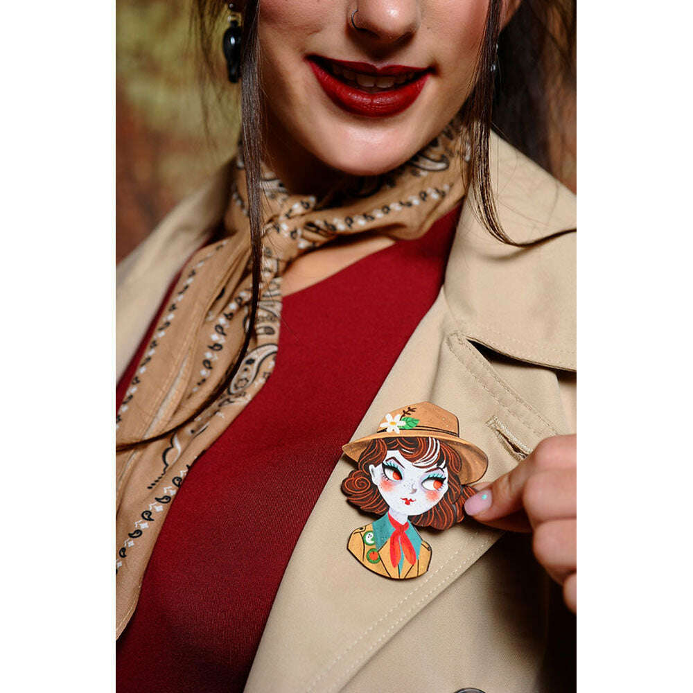 Boo Scout Brooch by Laliblue