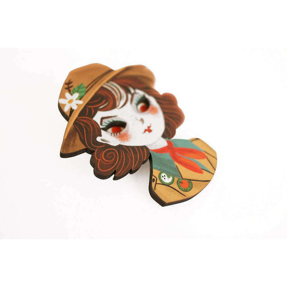 Boo Scout Brooch by Laliblue