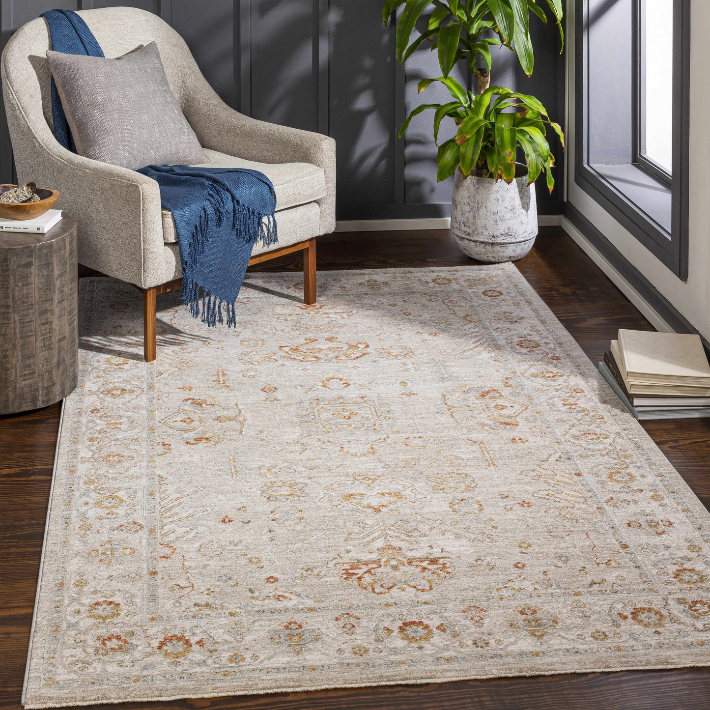Bradley Oushak Thick Luxe Area Rug