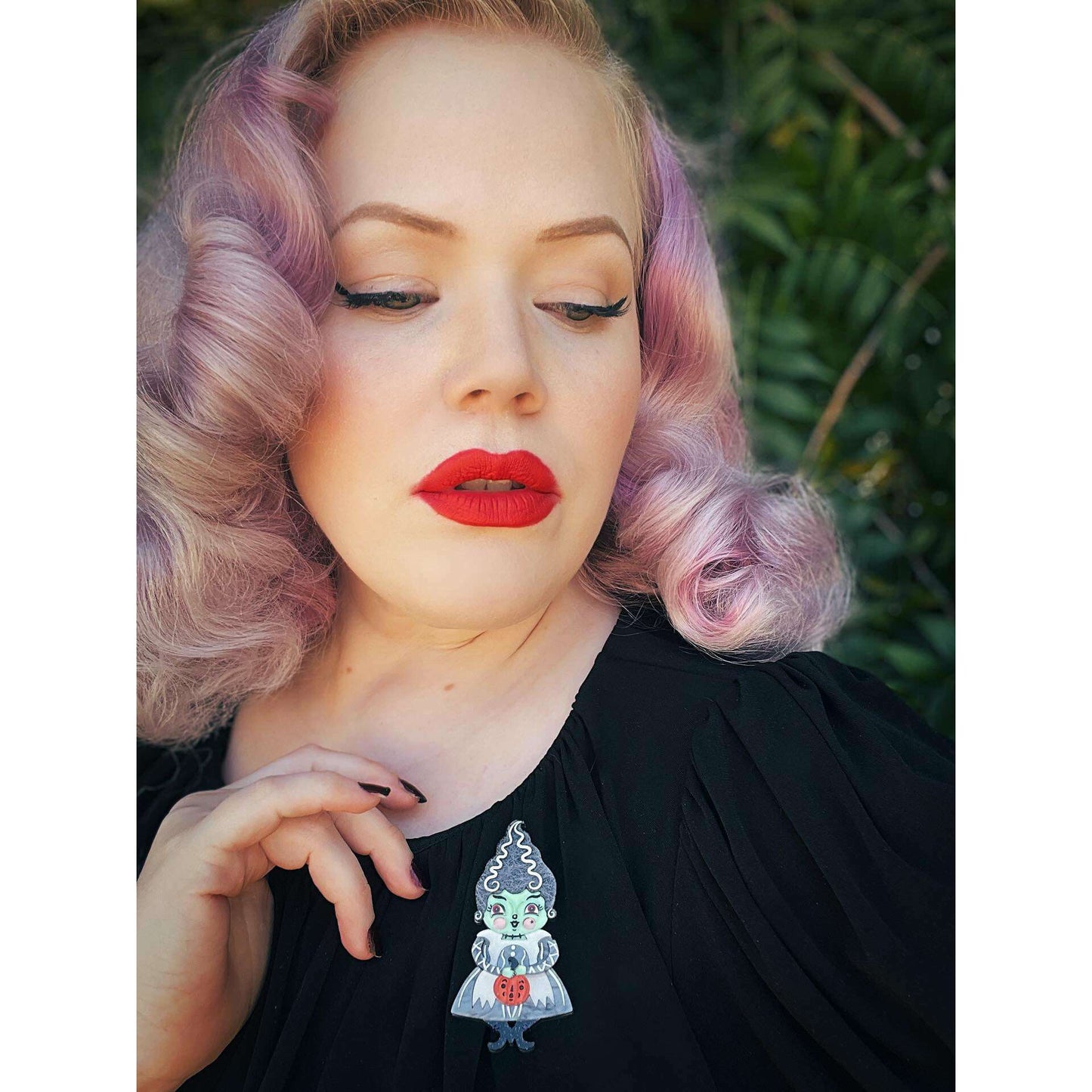 Bride of Frankenstomp Brooch by Lipstick & Chrome x Johanna Parker