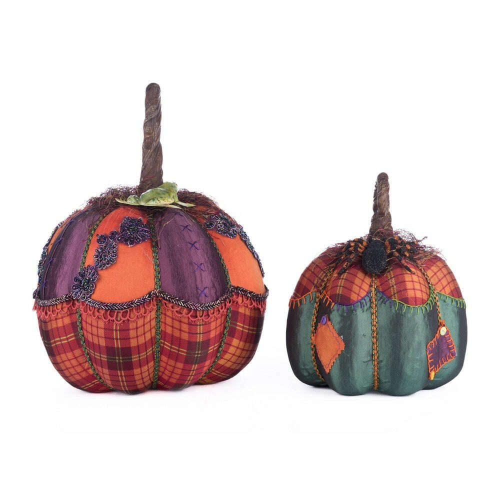 Broomstick Acres Pumpkins Set Of 2 by Katherine's Collection