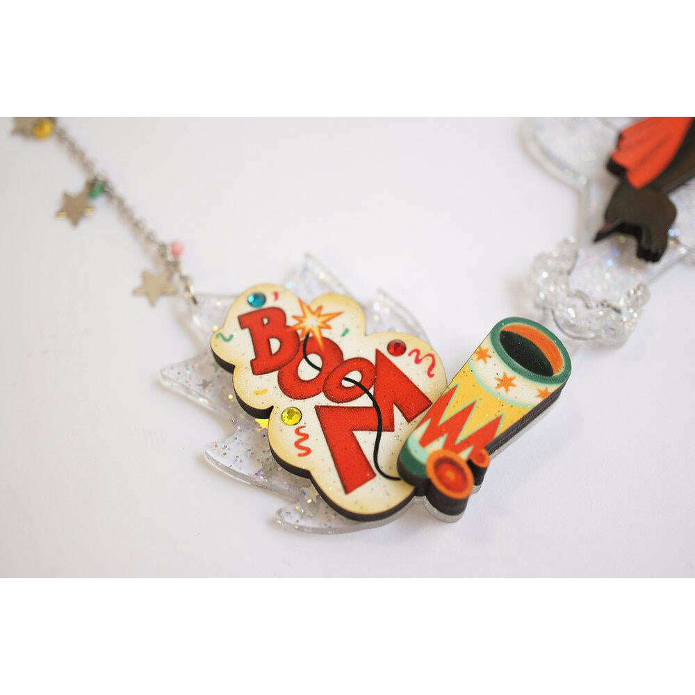 Bullet Dachshund Necklace and Brooch by Laliblue