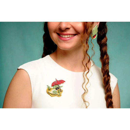 Buried Zombie Brooch by Laliblue