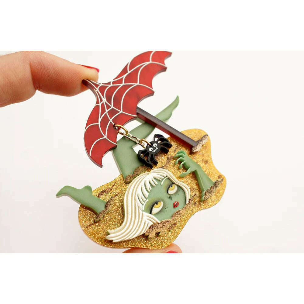 Buried Zombie Brooch by Laliblue
