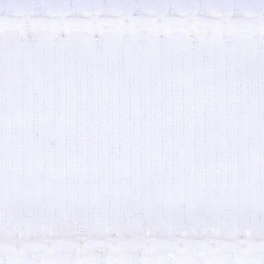 1" Velvet Luster Wired Ribbon: White (10 Yards)