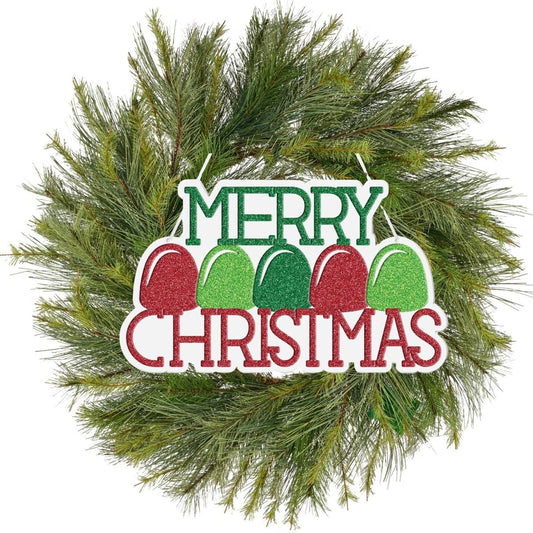 10" Merry Christmas Gumdrop Sign