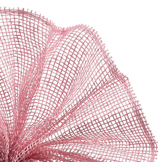 10" Poly Burlap Mesh Ribbon: Light Pink