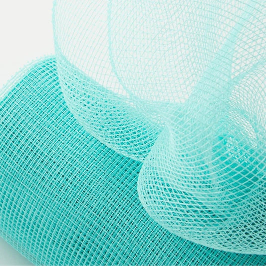 10" Poly Deco Mesh Ribbon: Turquoise Green