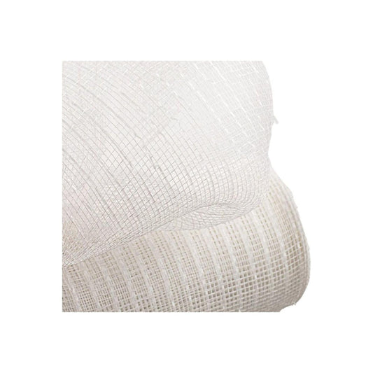 10" Poly Deco Mesh: White w/White (10 Yards)