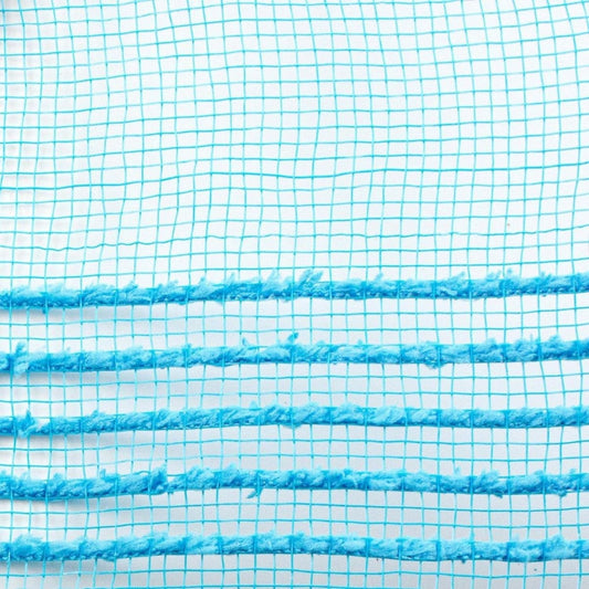 10.25" Drift Border Mesh Ribbon: Turquoise (10 Yards)