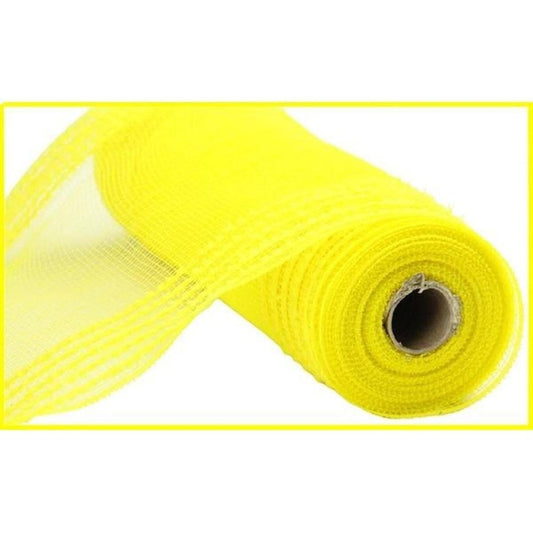 10.25" Drift Border Mesh Ribbon: Yellow (10 Yards)