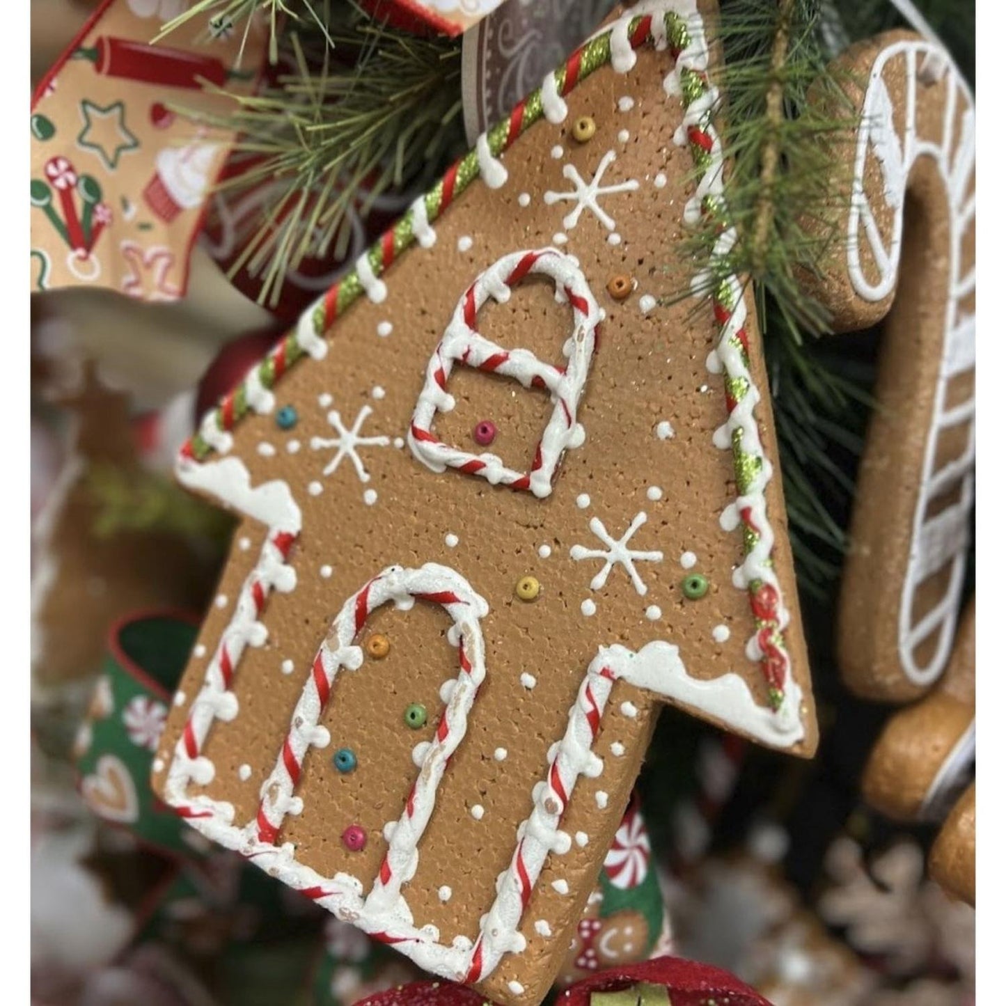 11" Gingerbread House Ornament