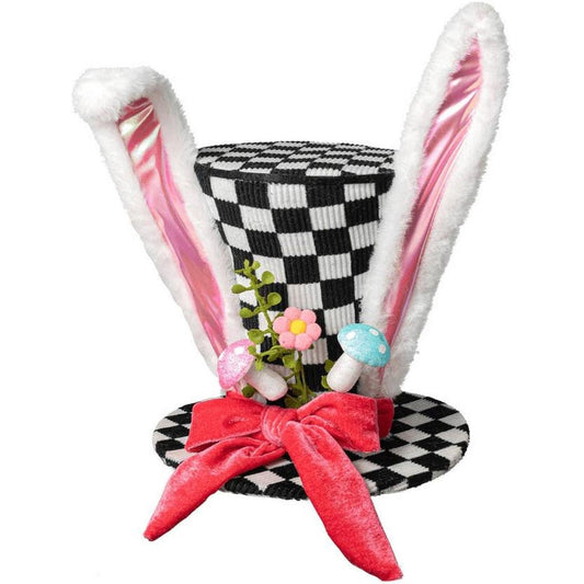 12" Bunny Ear Top Hat: Checker