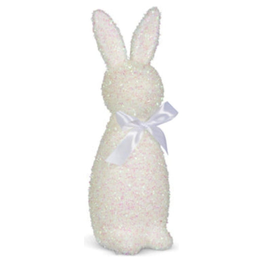 12" Iridescent Flocked Bunny