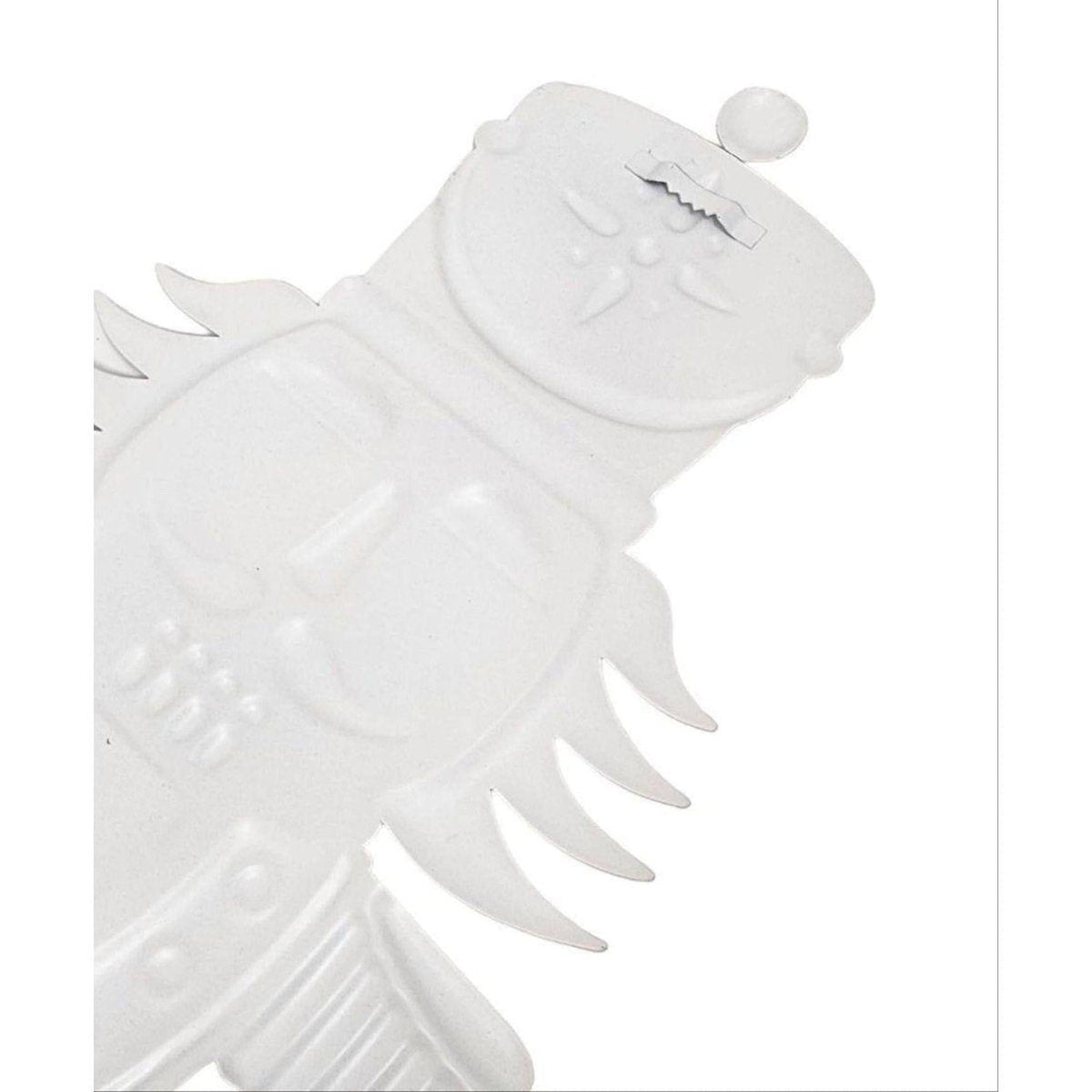 12" Metal Embossed Hanger: Traditional Nutcracker