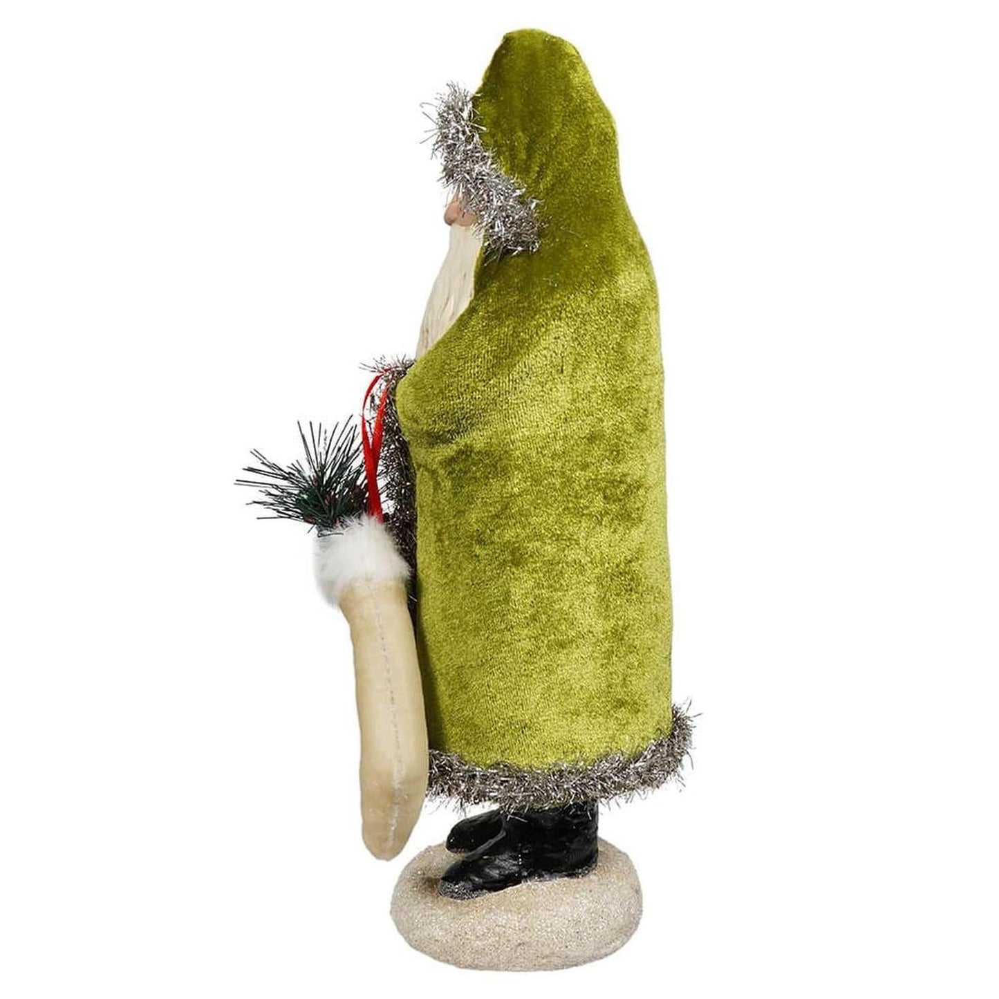 13.25" Velvet Belsnickle Santa