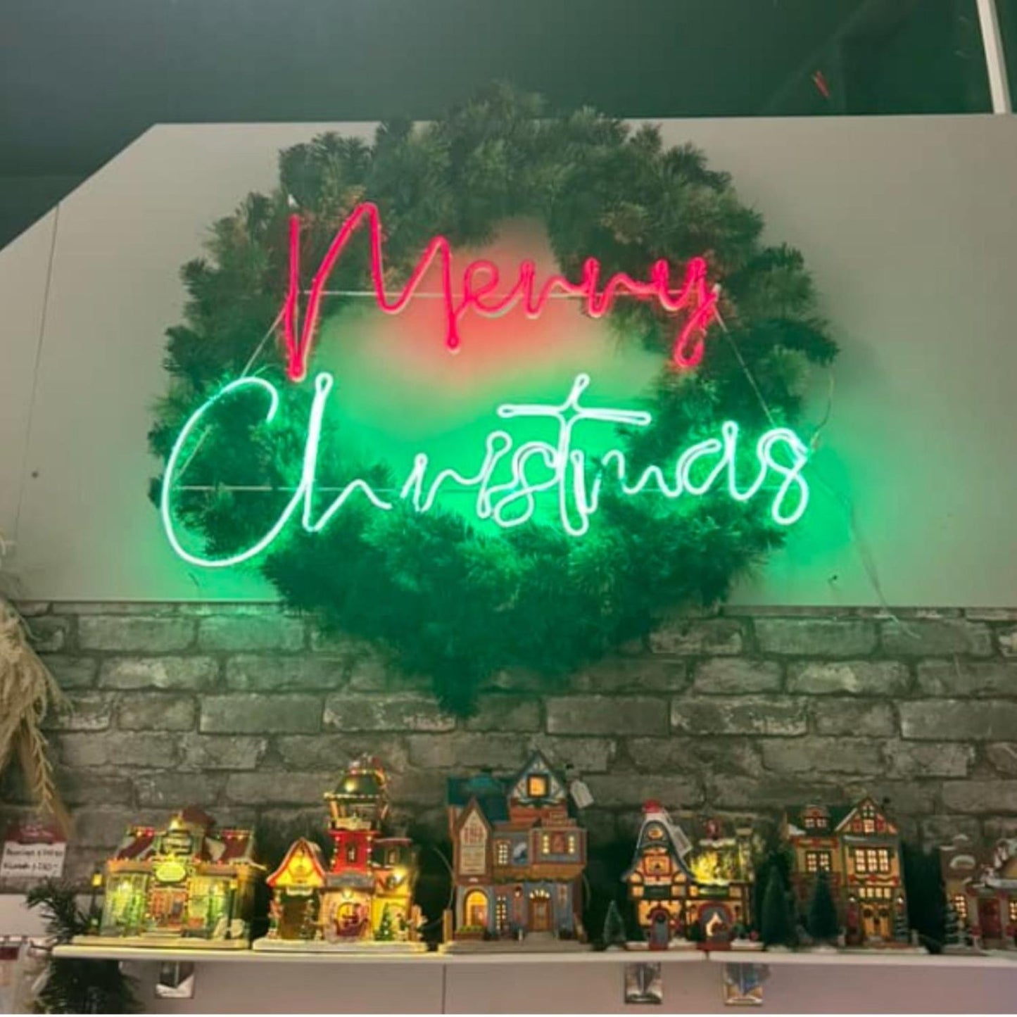 14" Merry Lighted Wall Window Sign