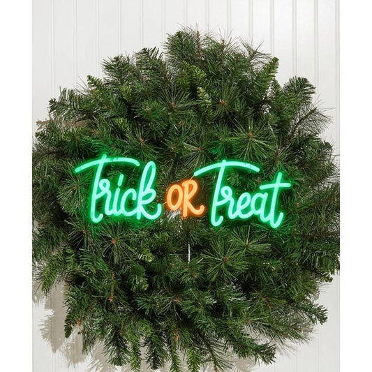 14" Trick or Treat Lighted Sign