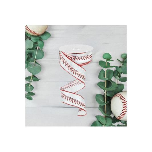 1.5" Baseball Stitching Ribbon (10 Yards)