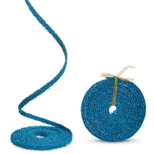 15' Blue Beaded Garland
