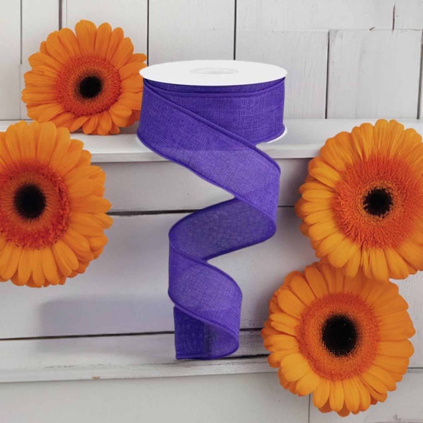 1.5" Royal Canvas Ribbon: New Purple (10 Yards)