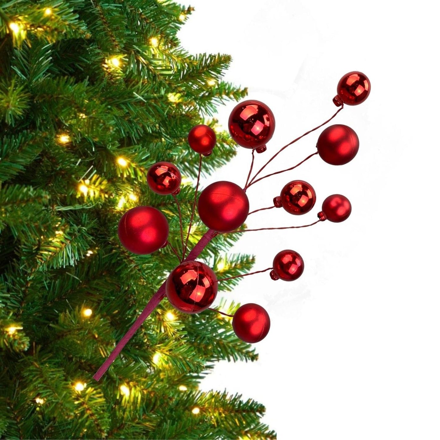 16" Ornament Ball Pick: Red