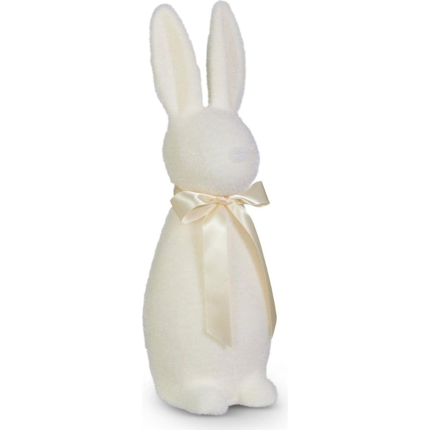 16" Pale Flocked Bunny