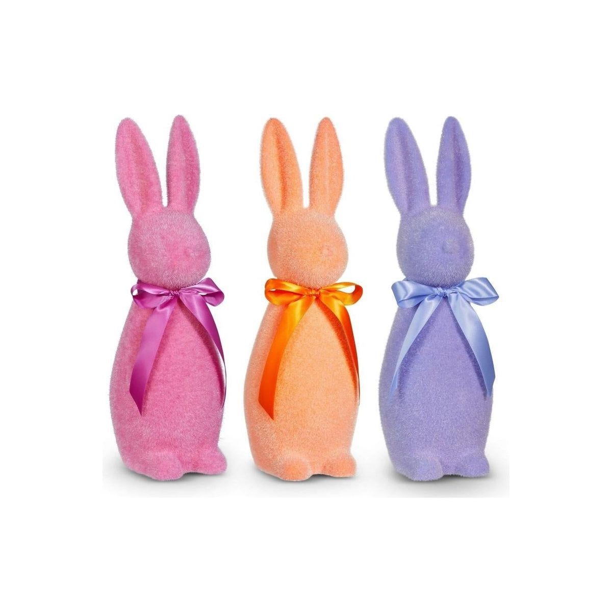 16" Sherbet Flocked Bunny