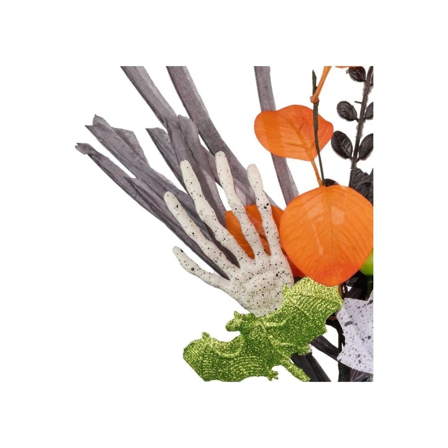 16" Skeleton Hand Bat Paper Grass Pick