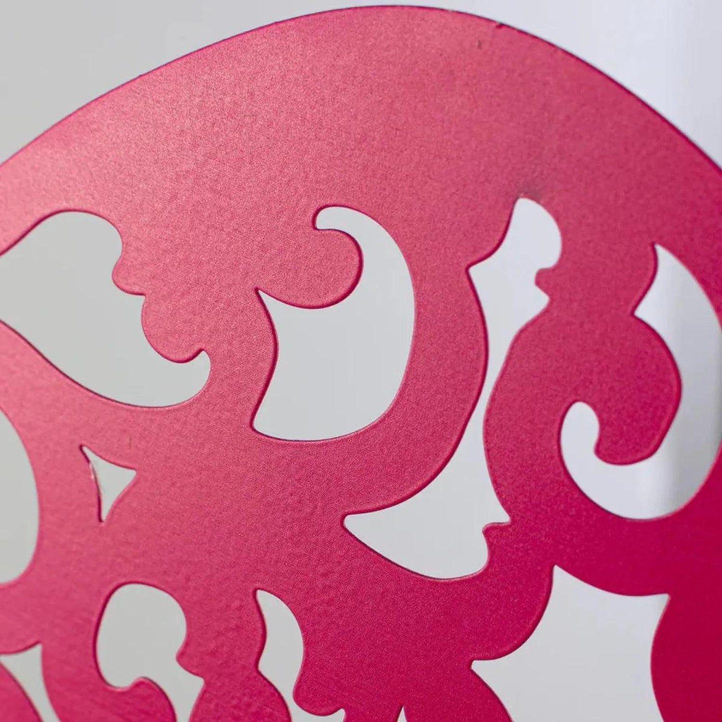 17" Metal Filigree Angel Wings: Hot Pink
