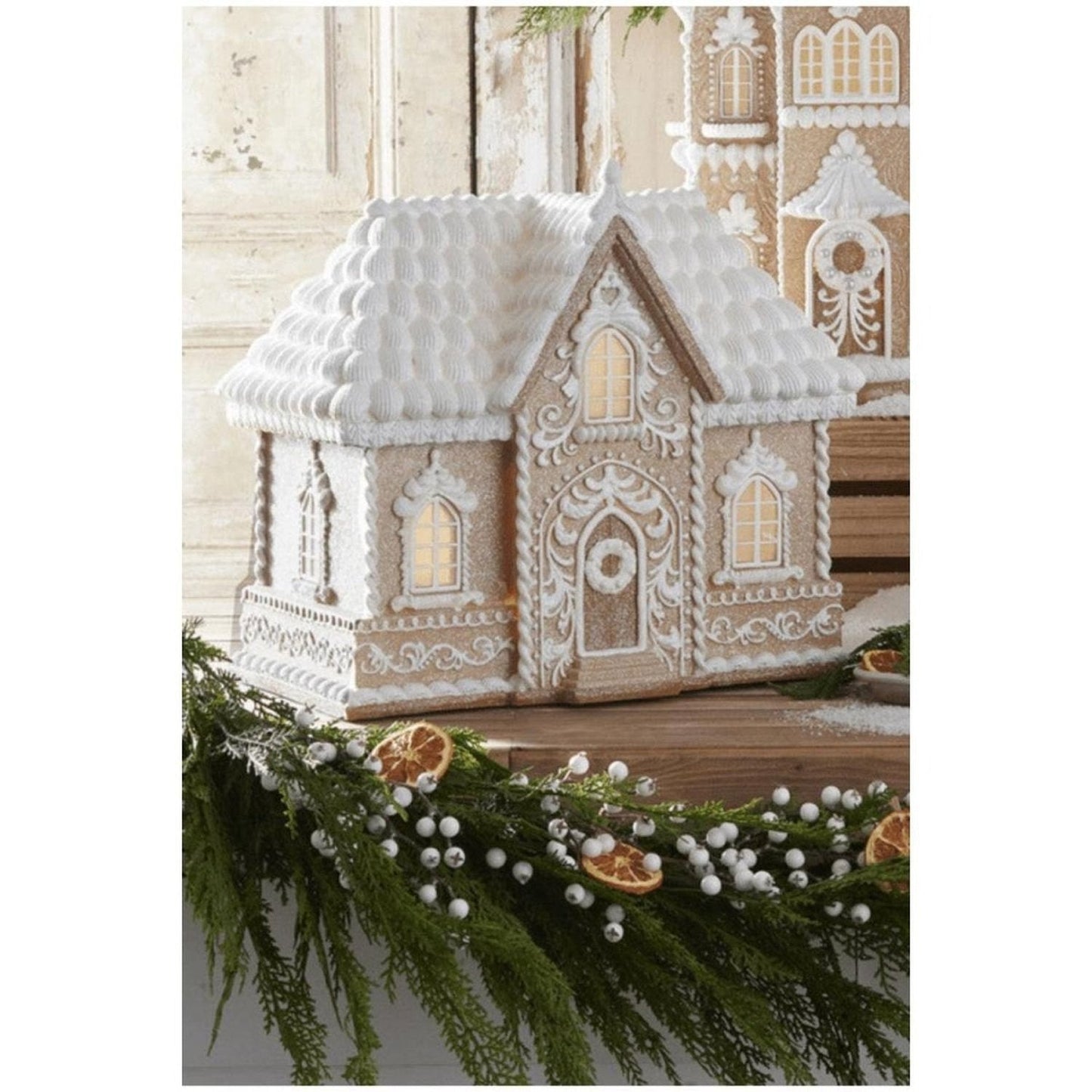 17.5" Lighted Gingerbread House