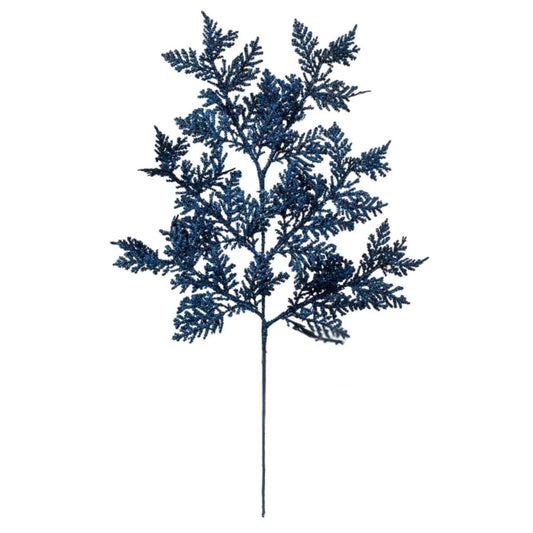 19" Incense Cedar Glitter Spray: Midnight Blue