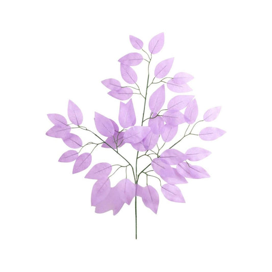 23" Silk Ficus Spray: Lavender (Set of 12)
