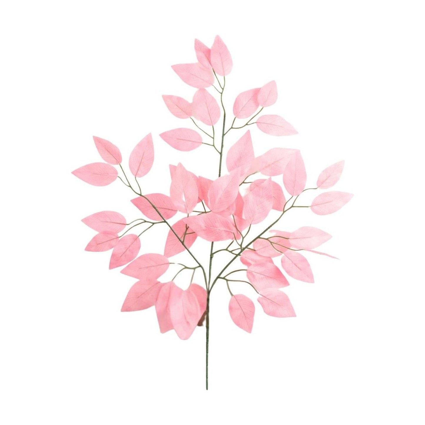 23" Silk Ficus Spray: Light Pink (Set of 12)