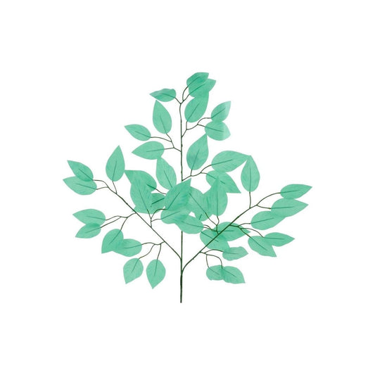 23" Silk Ficus Spray: Mint Green (Set of 12)