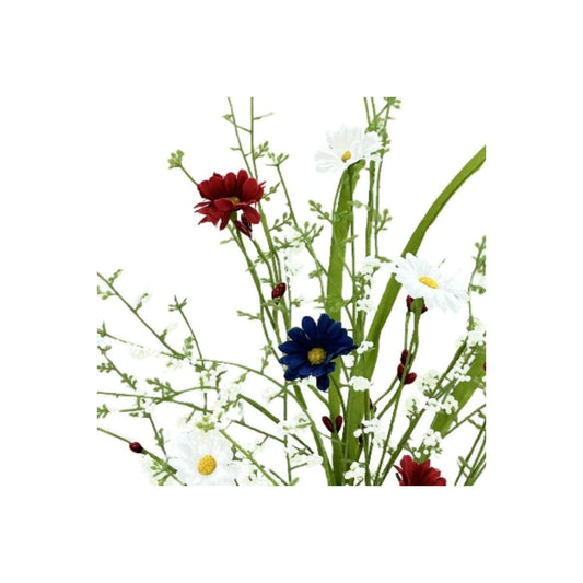 24" Daisy Filler Pick: Red, White, Blue