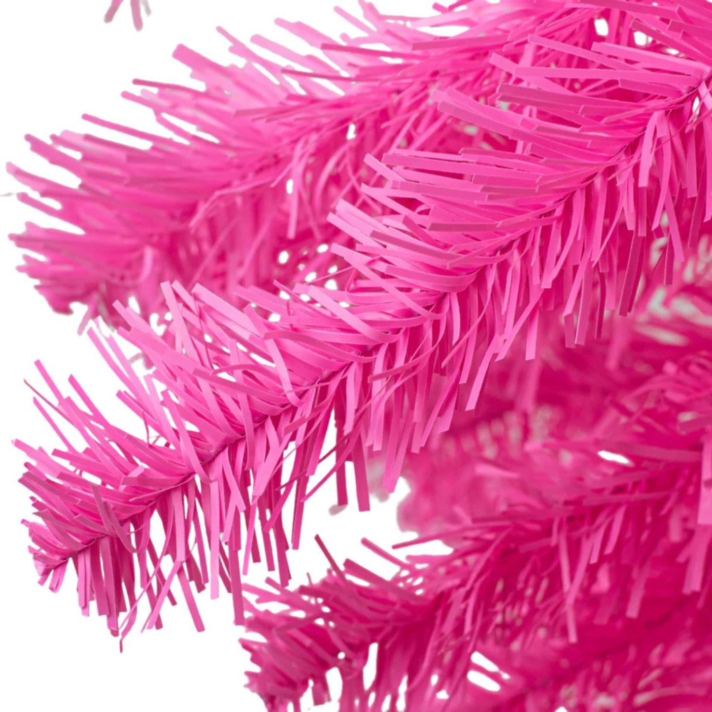 24" Pine Teardrop Swag, 55 Tips: Pink