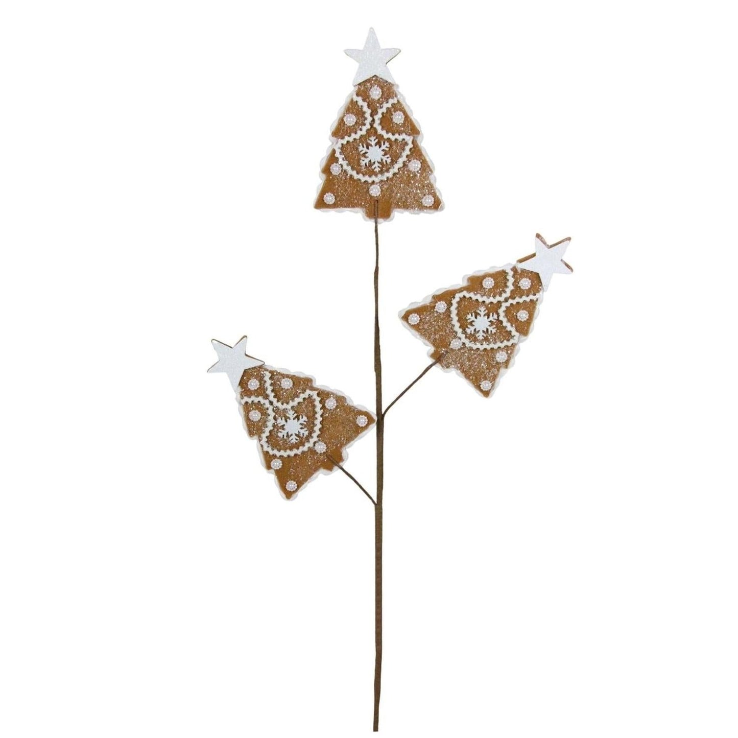 27" Gingerbread Christmas Tree Spray
