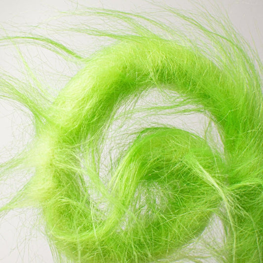 30" Furry Spiral Curly Spray: Green