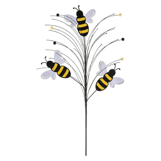 30" Glitter Bumblebee Spray