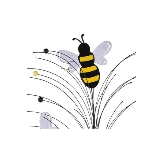 30" Glitter Bumblebee Spray