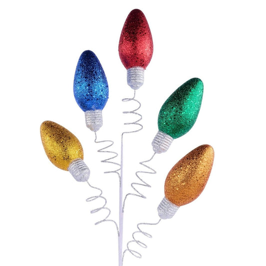36" Glitter Light Bulb: Traditional