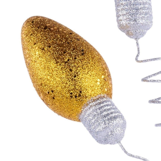36" Glitter Light Bulb: Traditional