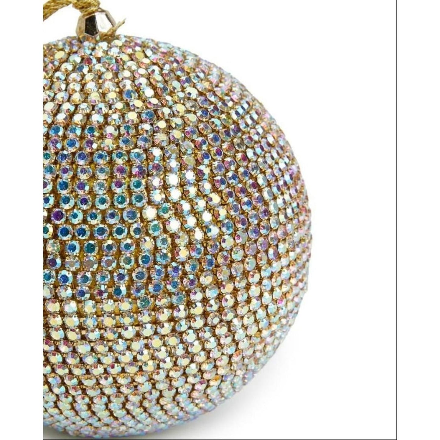 4" Decadent Diamond Ornament: Crystal