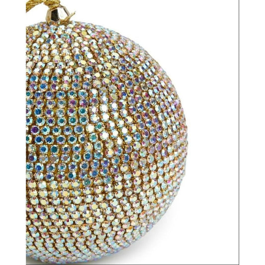 4" Decadent Diamond Ornament: Crystal