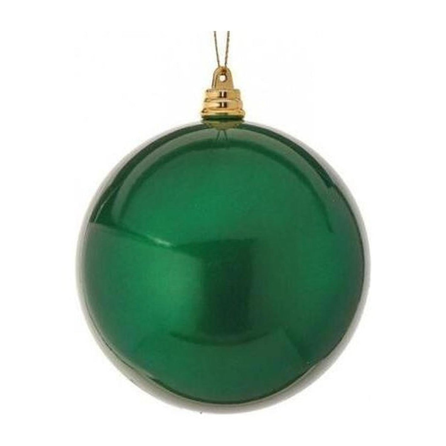 4" Green Candy Apple Ball Ornament